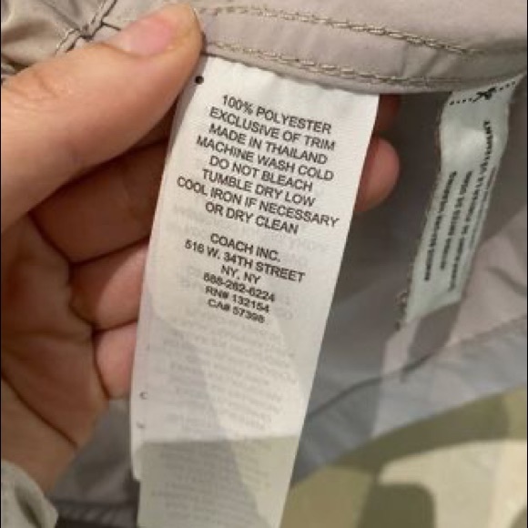 Coach Rain Jacket - Picture 5 of 6